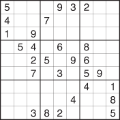 View one of our Sudoku puzzles in PDF